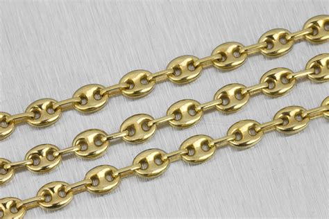 14k gold gucci puff necklace|gucci marina chain necklace.